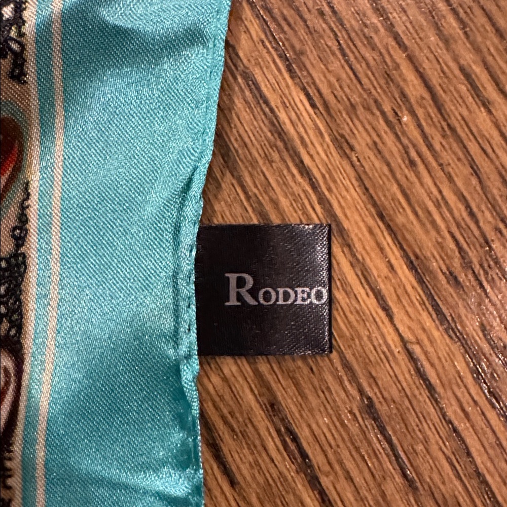 Floral Paisley Silky Scarf - Picture 2 of 3